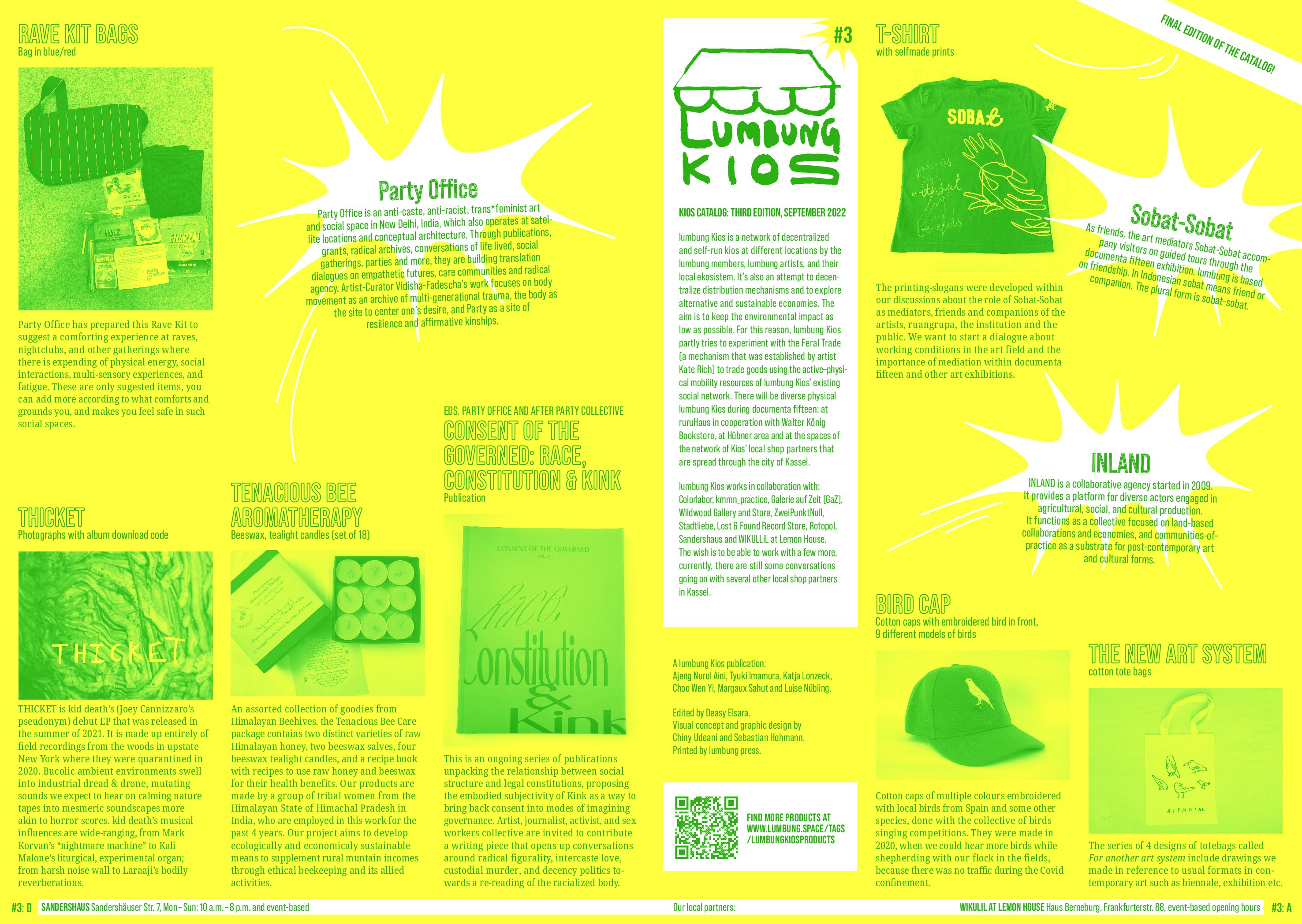 LUMBUNG KIOS CATALOGUE: THIRD EDITION, SEPTEMBER 2022